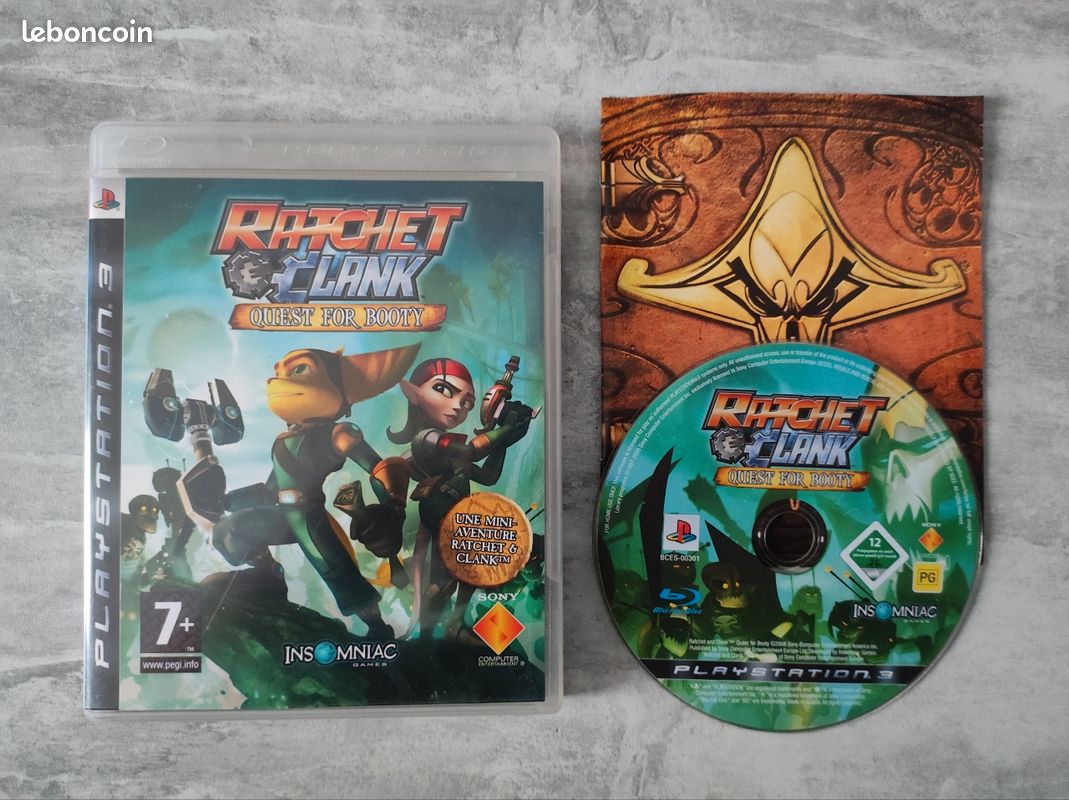 Jeu Ratchet & Clank - Quest For Booty - PS3 - Complet - État Correct Avec Usure