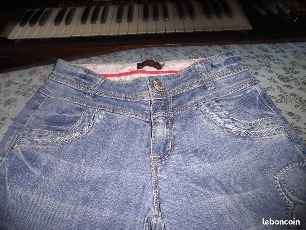 Pantalon jean catimini fille 10 ans (image 1)