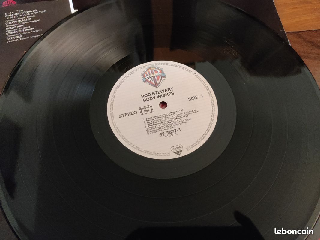 Disque vinyle 33T Rod Stewart – LP Vinyl Original 1983 (image 5)