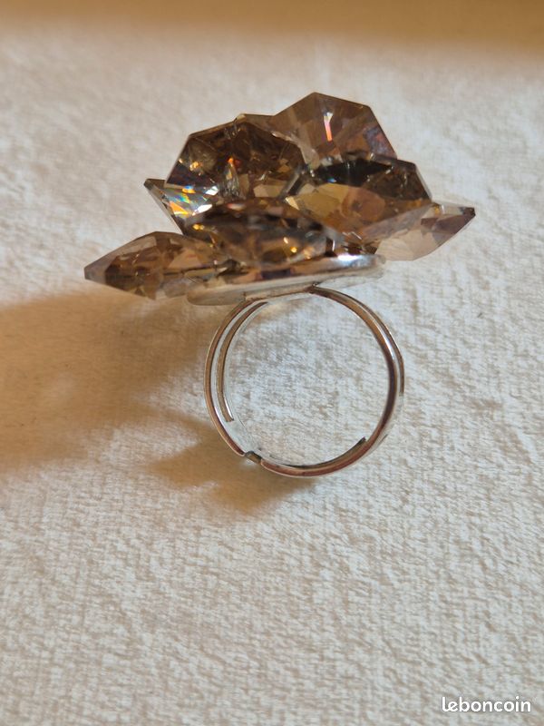 Bijou Bague Fleur Fantaisie Bague Fantaisie Bague Argent Fleur De