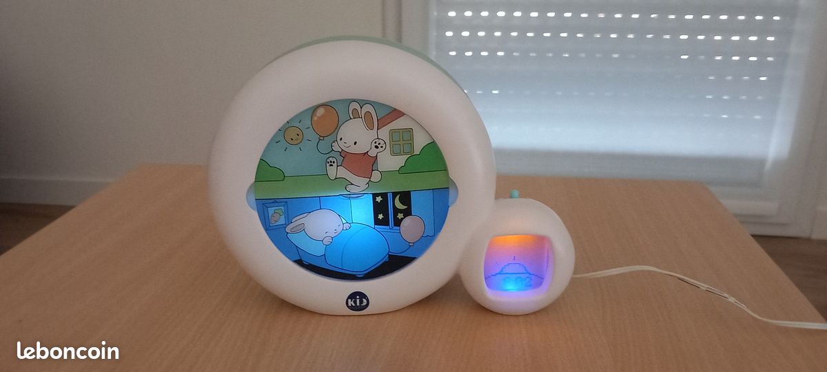 Veilleuse – Réveil pour enfant 3 en 1 Pabobo Kid Sleep « Moon » (image 6)