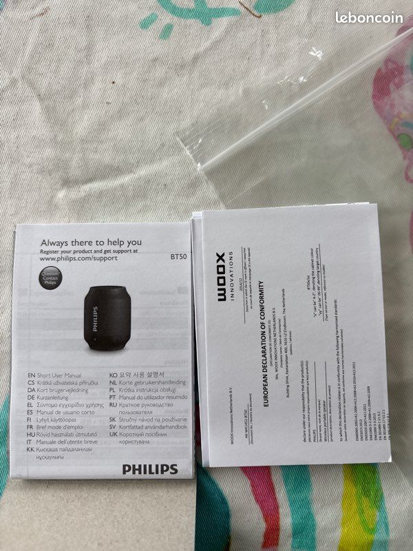 Enceinte Bluetooth Philips BT50W (image 5)