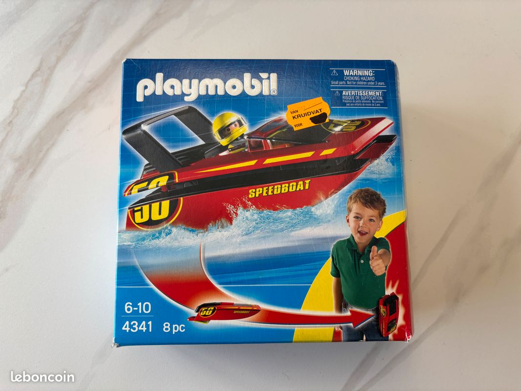Playmobil 4341 - Speedboat / Hors-bord à emporter (image 1)