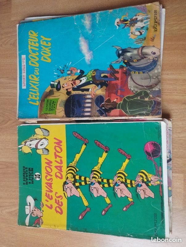 10 BD anciennes de Lucky Luke (couverture souple) (image 3)
