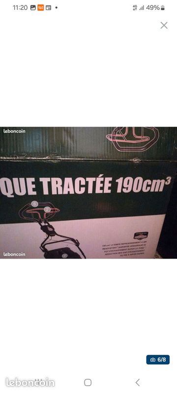 Tondeuse thermique tractée 190cc (image 6)