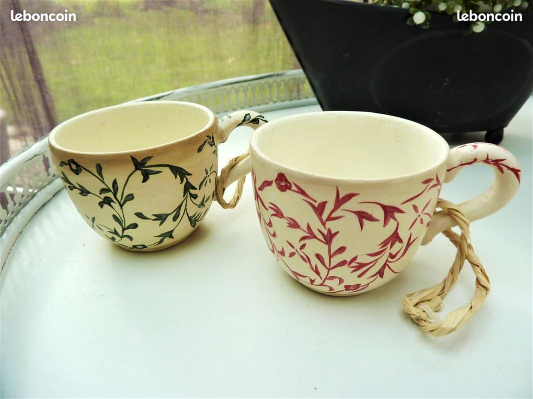4 petites tasses déco de Noel en céramique (image 2)