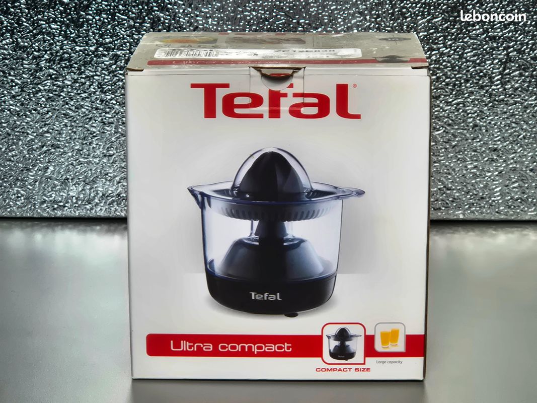 Presse-Agrumes Électrique Tefal ZP100 - 450 ml, Rotation Bidirectionnelle, Ultra Compact (image 1)
