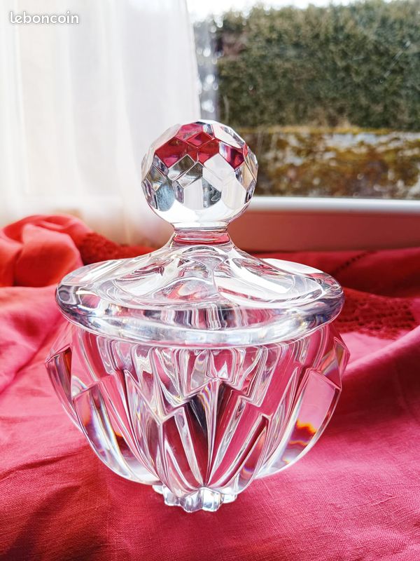 Bol En Cristal Taillé Orrefors – Pièce Centrale Art Suédois, Occasion