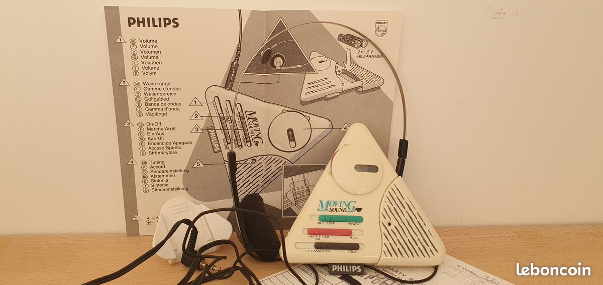BALADEUR CASSETTE PHILIPS AQ 6443 3 band - vintage walkman tape music EUR 29,00 - FR