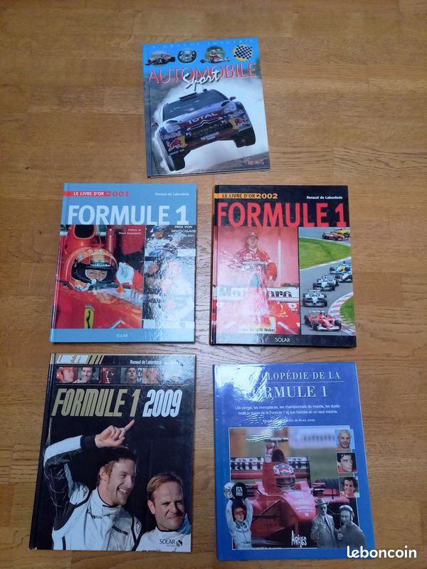 Livres formule 1 le lot État neuf collection, bonne affaire pour les revendeurs en brocantes (image 2)
