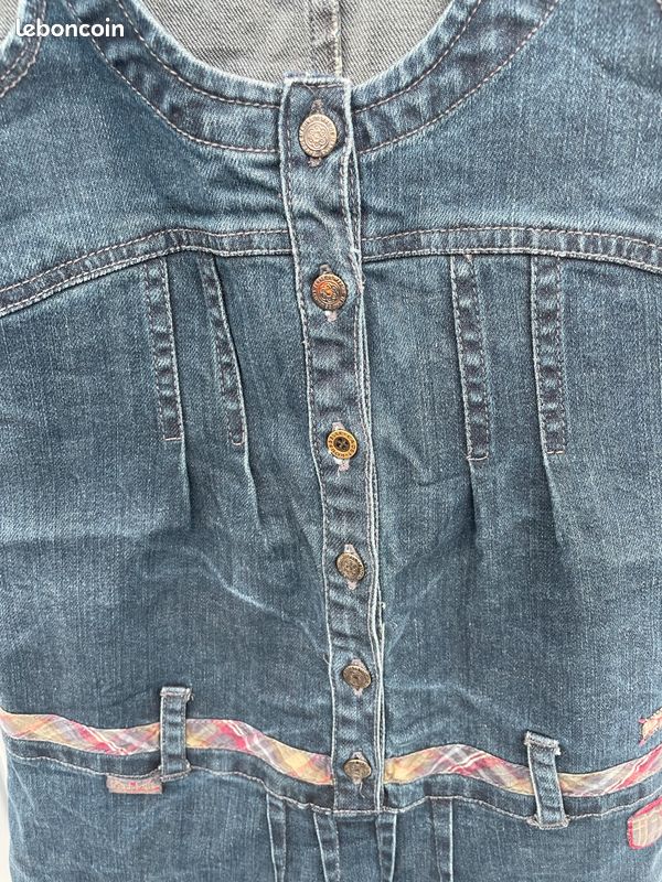 Robe fille en jeans (image 3)