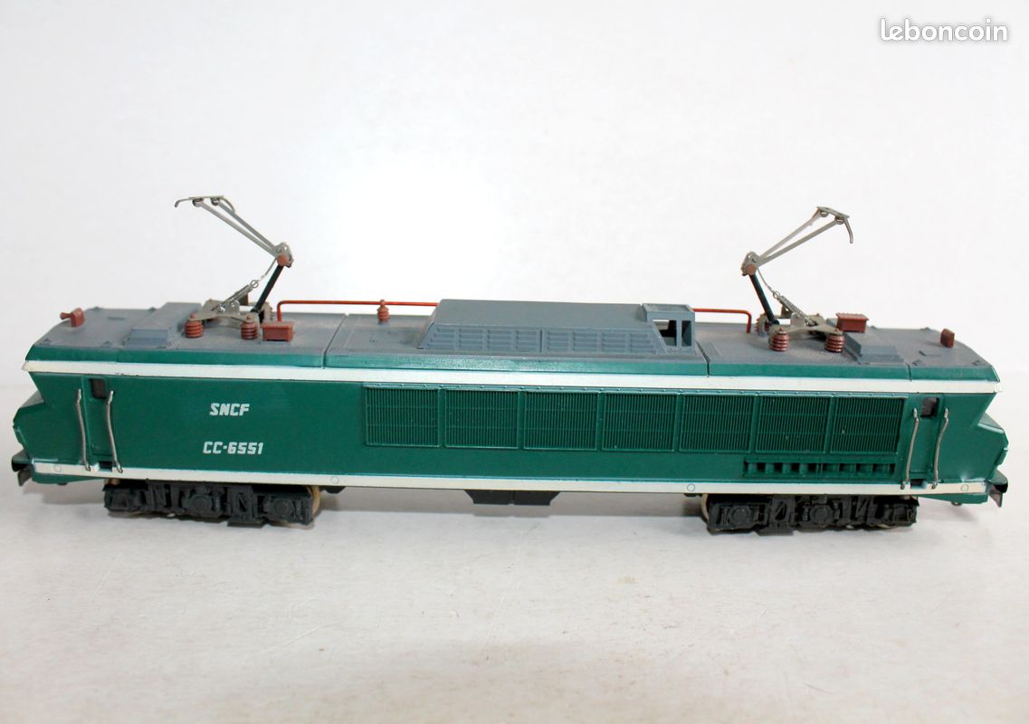 Loco Miniature Jouef CC6501 SNCF - écartement HO - Verte - Occasion