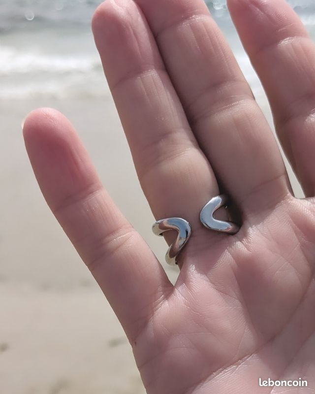 Bague faite à la main en argent sterling 925 pierre précieuse opale