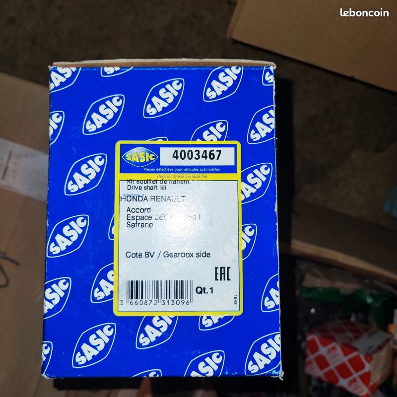 Jeu de joints de soufflet arbre de commande neuf SASIC 4003467 pour Honda accord IV diesel et Renault espace 3 essence, laguna 1 essence Safrane 1 diesel (image 3)
