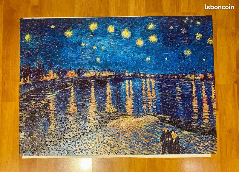 Puzzle 1000 Pièces Tableau De Van Gogh - 38x26 Cm - Mini-004 - Neuf - Pour Adultes Et Passionnés D'Art