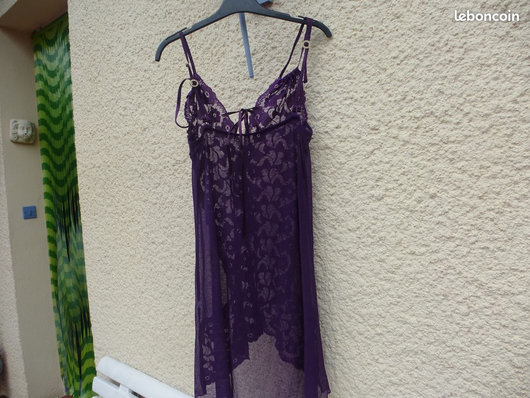 Nuisette a bretelle violette (image 2)