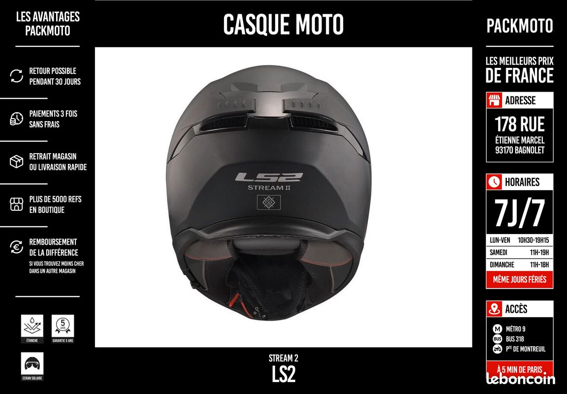 Casque intégral LS2 FF808 Stream II Fury