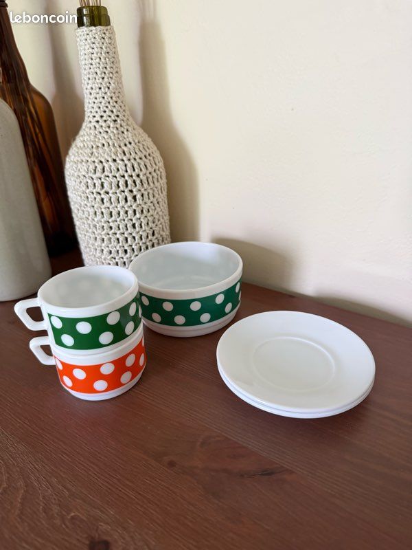 Tasses et ramequin Polka - Arcopal (image 5)
