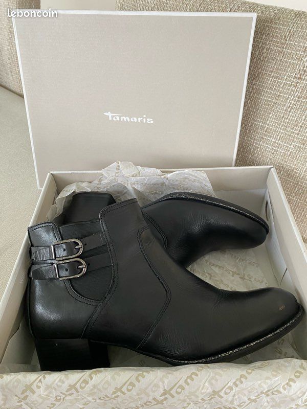 Bottines noires tamaris (image 6)