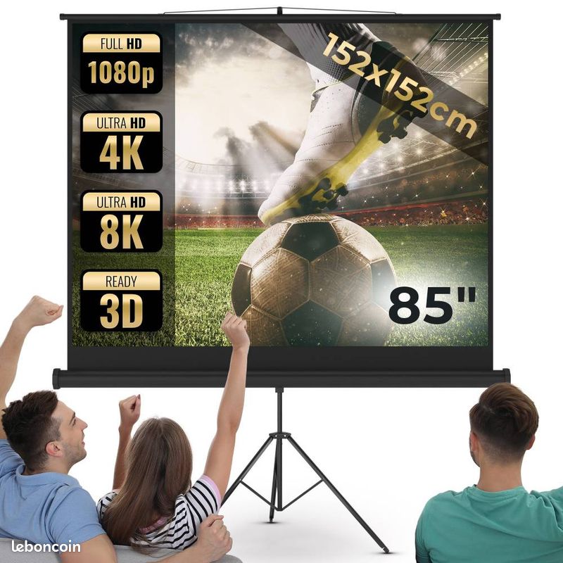 Ecran Projection - 152x152 cm - 85