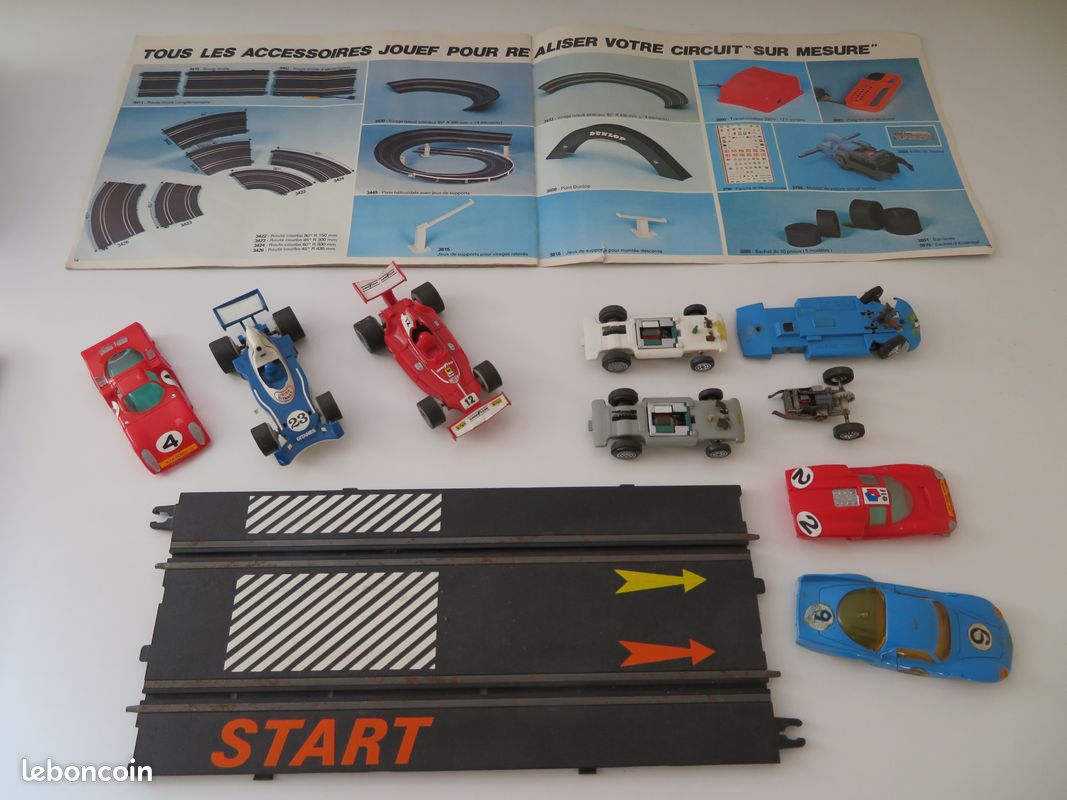 Circuit électrique Jouef Cadet Ref 3011 – Ferrari/Alpine, à Réviser, Pour Pièces
