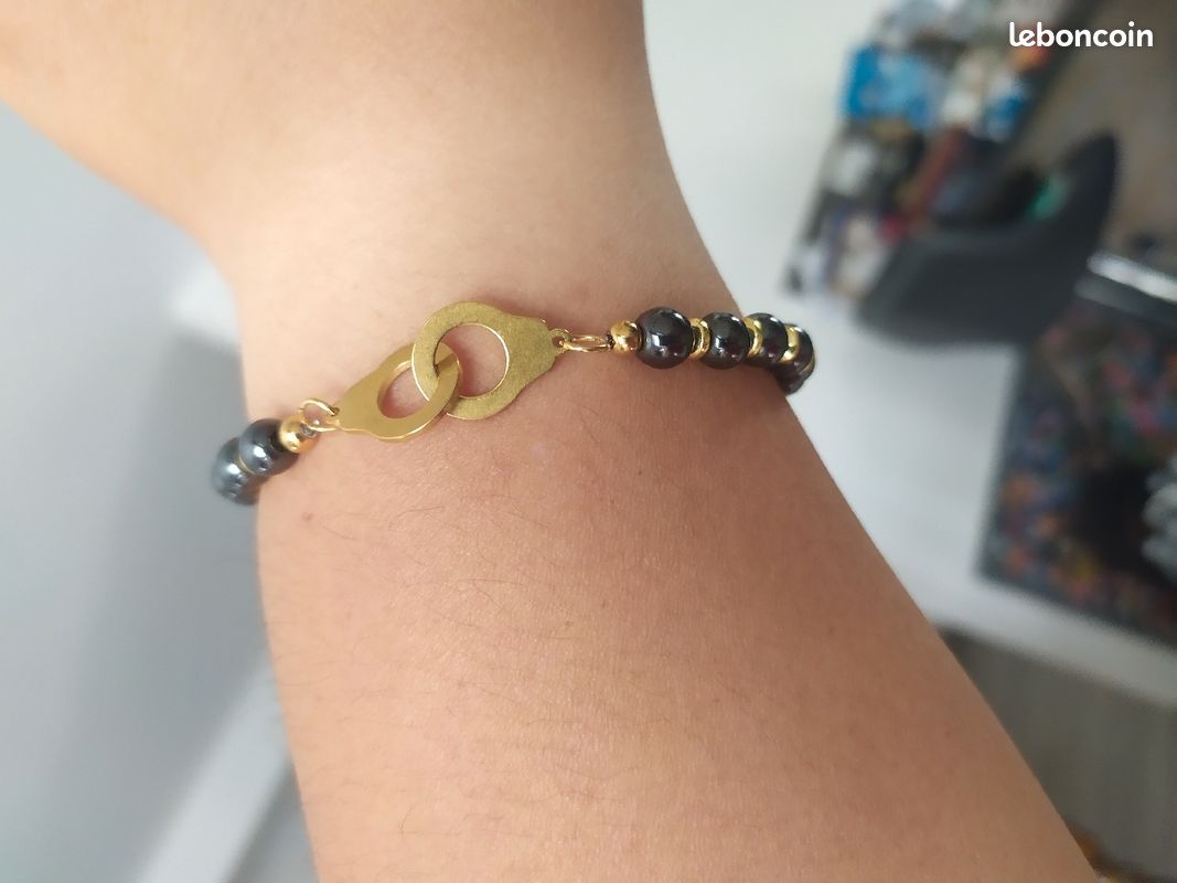 Bracelet perles et menottes - Neuf (image 2)