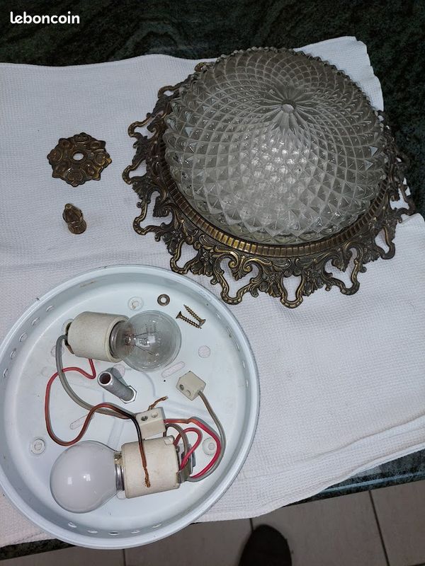 Plafonnier deux culots E 27 (image 2)