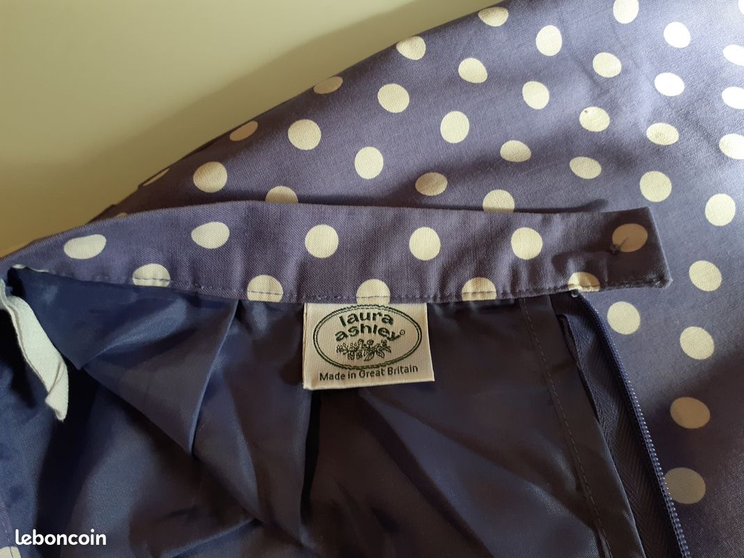 Jupe droite Laura Ashley années 80 (image 5)