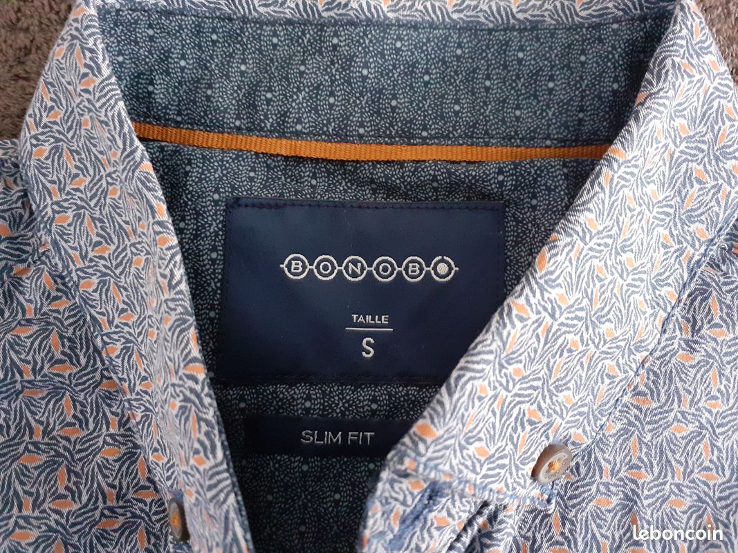 Chemise Bonobo - Taille S - Gris - Pour Femme - Occasion Très Bon État