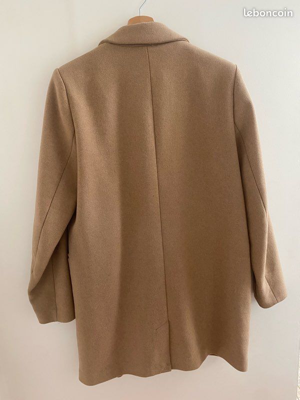 Manteau mi-long camel avec laine Pimkie Vêtements