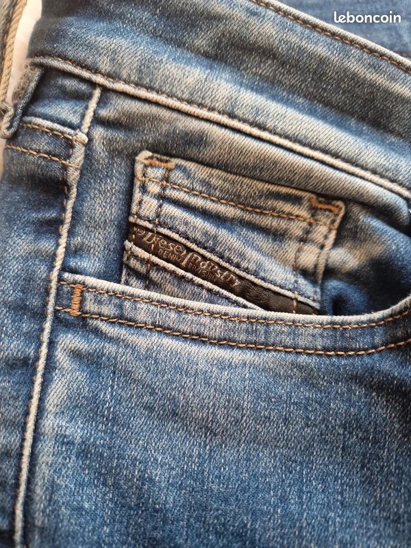 Jean Diesel - Modèle Slandy - Bleu - Taille W26 L30 - 36 (image 7)
