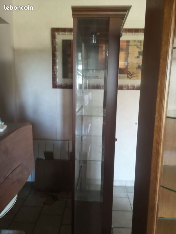 Meuble vitrine en verre avec éclairage (image 3)