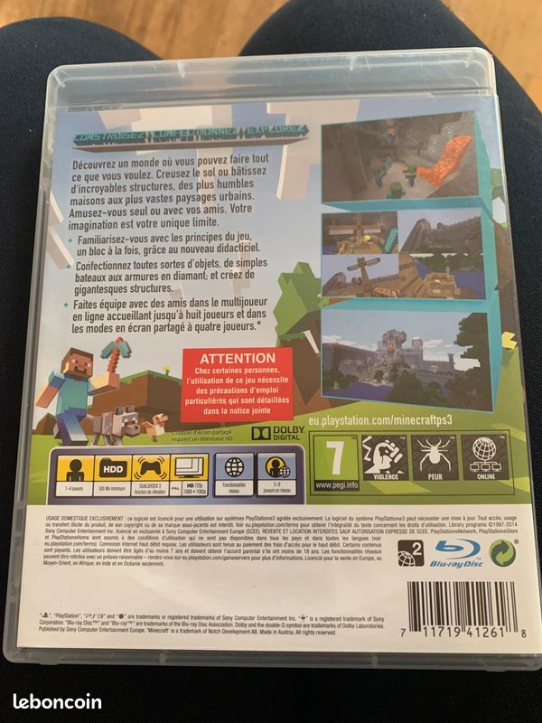 Jeu minecraft PS3 (image 2)