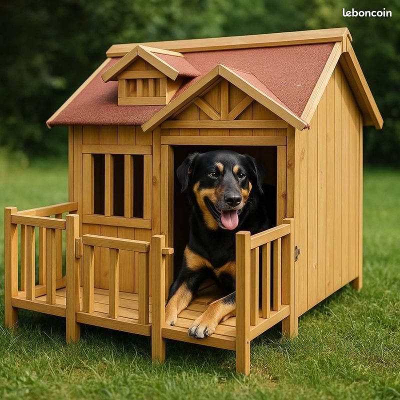 Niche chien - Luxe - 93x105x77cm - Neuve - Livraison en Europe ⭐⭐⭐ (image 1)