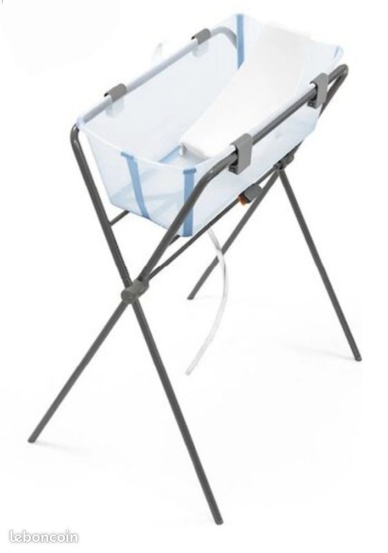 Ensemble baignoire + transat + pied bébé (image 1)