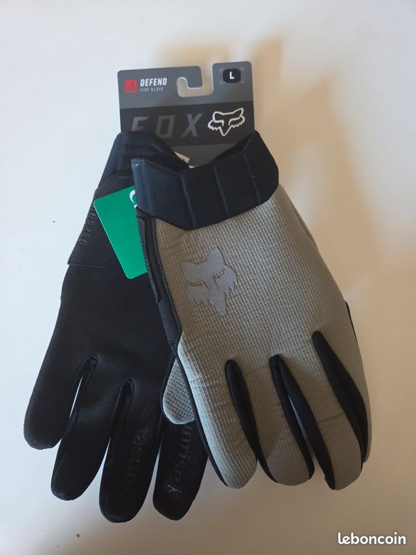Gants VTT Fox Racing Defend Fire Pro - Homme, Noir, Neufs Avec étiquettes