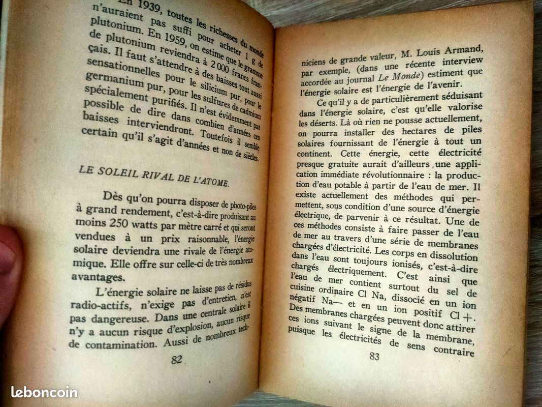 E29 - Livre scientifique ancien – “Les Dompteurs de Forces” – Jacques Bergier – Del Duca Paris (image 4)