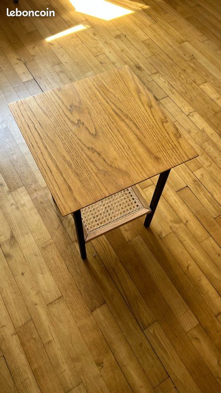 Table de chevet en bois et métal AMPM La redoute (image 1)