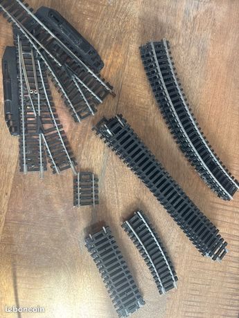 Lot De 50 Rails Courbes Et Droits LIMA HO - Train électrique - 3030 3020 - Occasion
