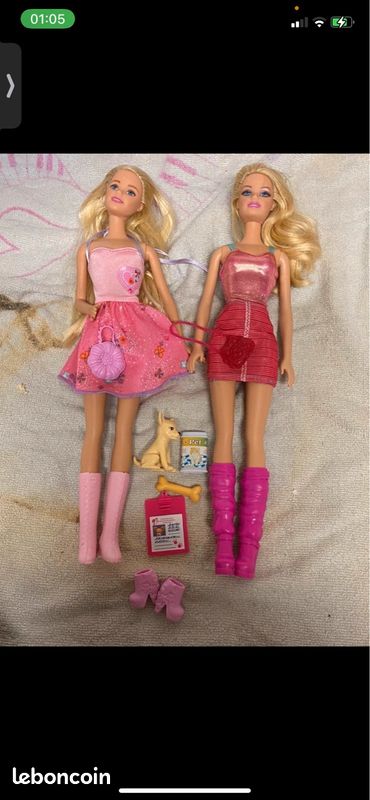 Lot de 2 barbies (image 1)