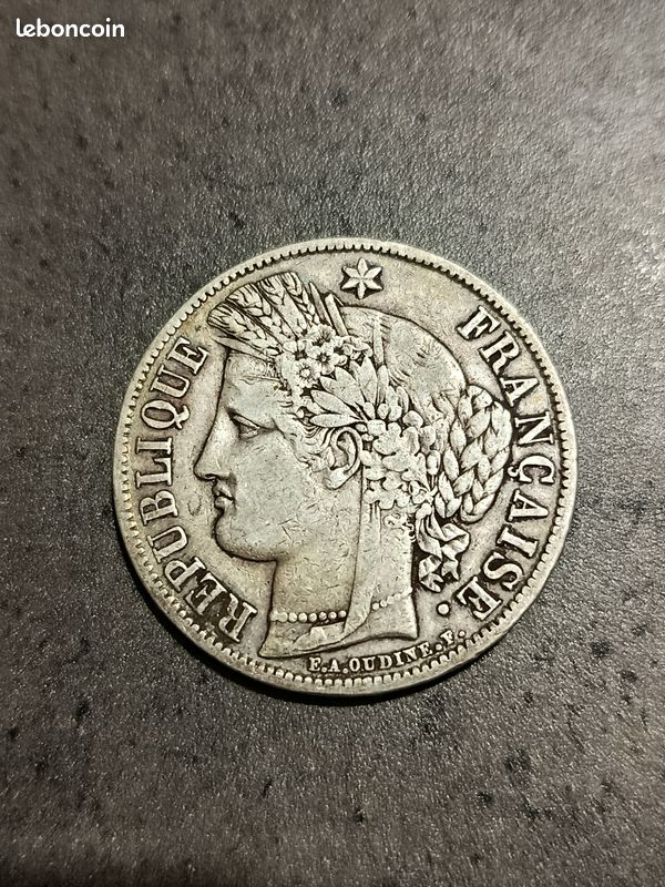 Pièce de 5 francs Cérès, 1851 - Paris Musées Collections