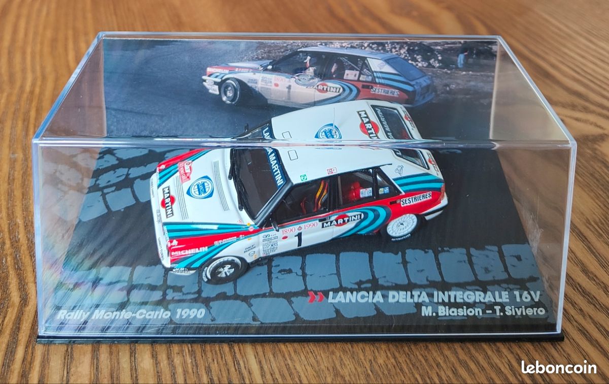 Altaya 1:18 Lancia Delta Intégrale – Rallye Monte-Carlo 1990 – D. Auriol – Neuve