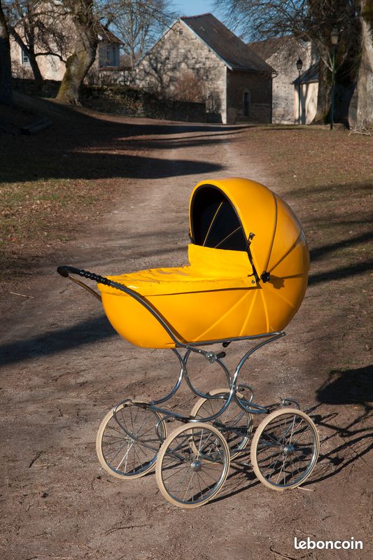 Landau-poussette vintage années 70 - Équipement bébé