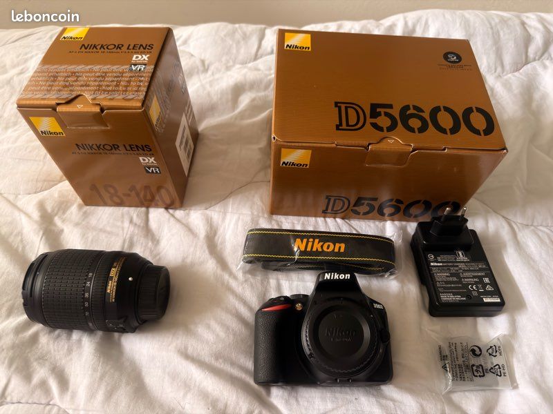 📸 Nikon D5600 + Objectif AF-S DX 18-140mm VR – 3 600 déclenchements (image 3)