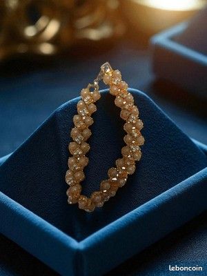 Bracelet Vintage Fantaisie - Bijou Ancien D'Occasion - Pour Collection Ou Look Rétro - Fabriqué En France