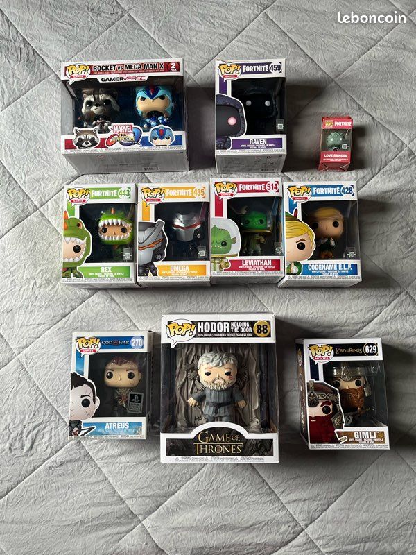 Figurine Pop - Fortnite/Seigneur des anneaux/Game of thrones/God of war (image 1)