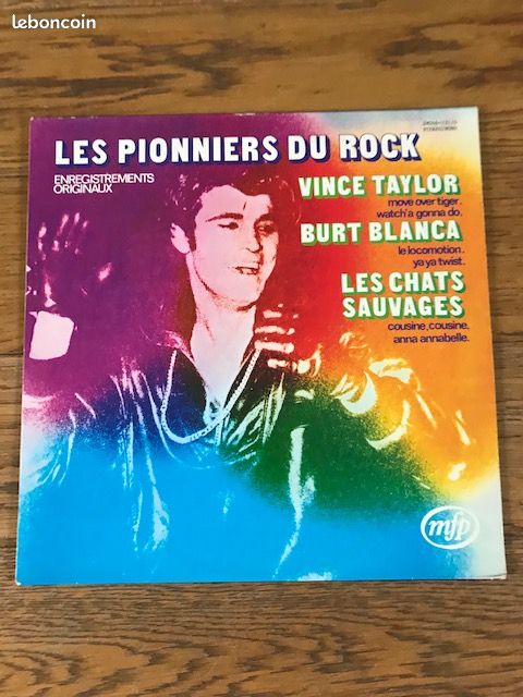 Disque Vinyle 33T " Les pionniers du Rock " (image 1)