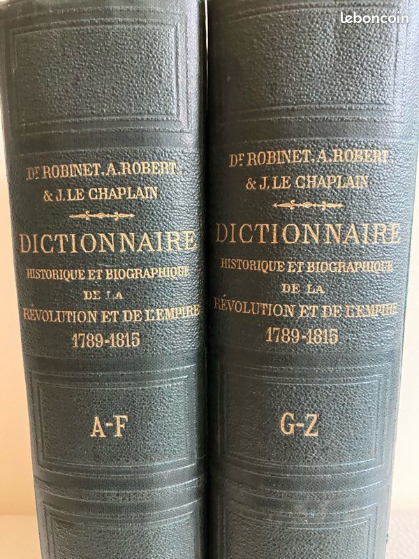 Livres anciens - Dictionnaire historique et biographique de la révolution à l’empire (image 1)