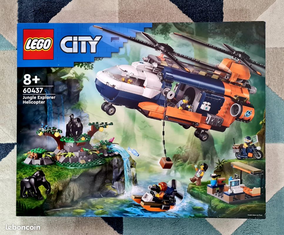 đ lego city 60437 â hĂ©licoptĂšre explorateur jungle â neuf scellĂ© đ (image 1)