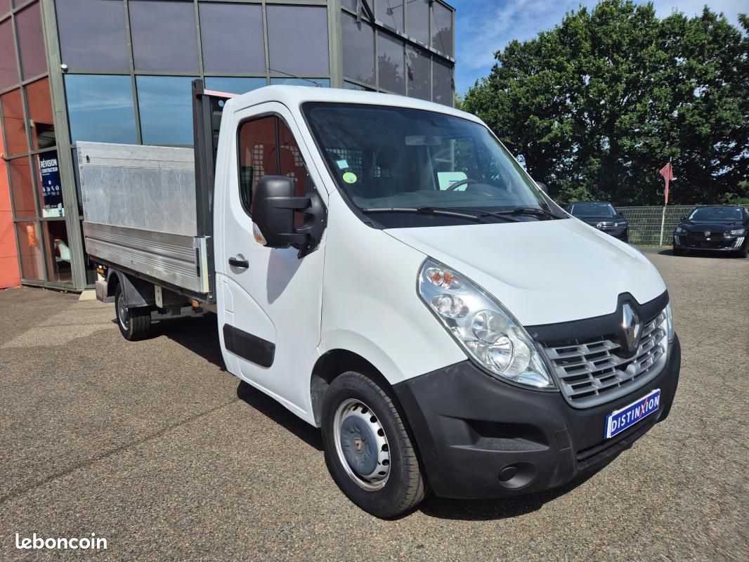 Renault Master PLATEAU RIDELLE SIMPLE + HAYON ELEVATEUR F3500 L3 2.3 DCI 130 CH GRAND CONFORT (image 1)